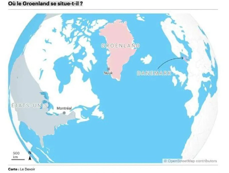 На французском ТВ эксперт преподал урок географии и на карте объяснял телезрителям, что Гренландия ближе к ... — banksta