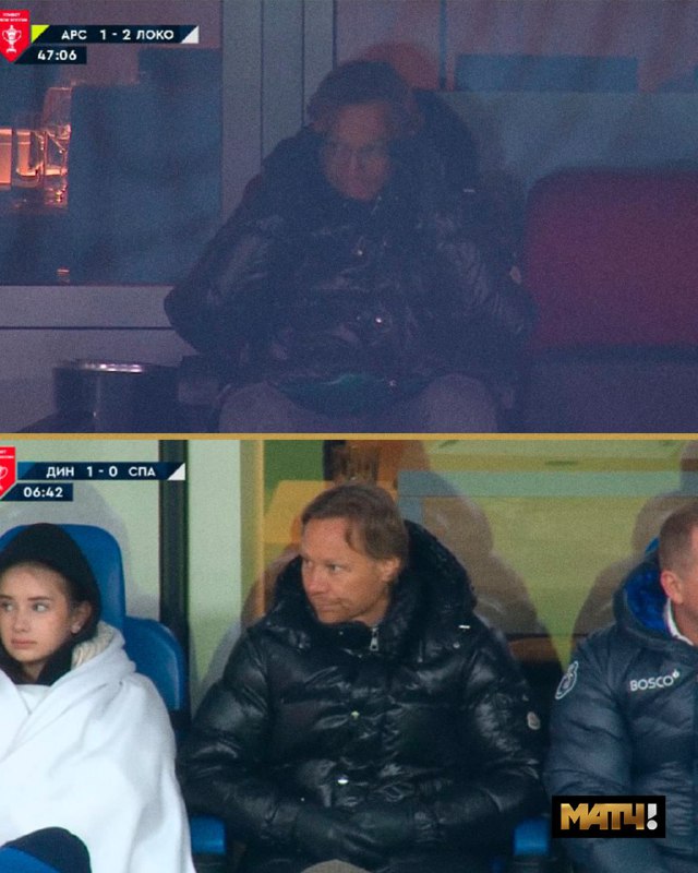 Нашего тренера сборной и там, и тут показывают. И всё на Матч ТВ — МатчТВ